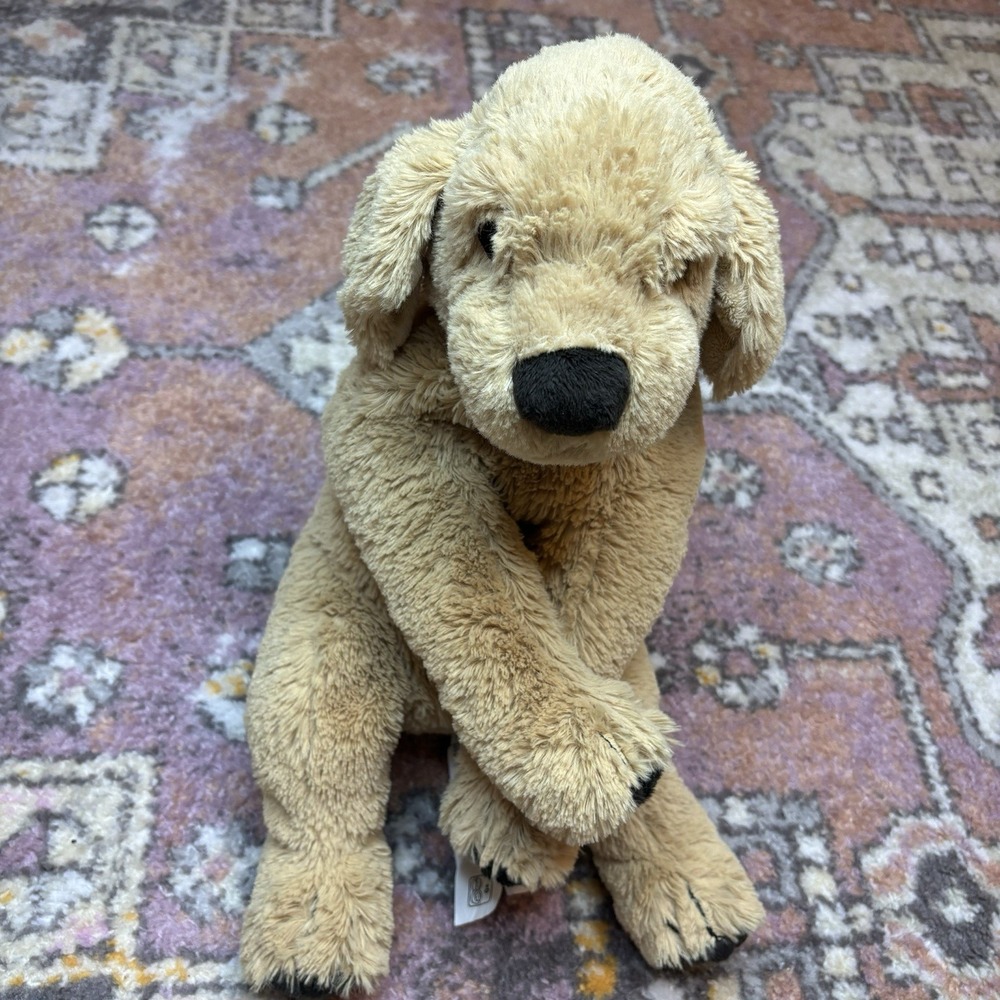 IKEA Gosig Golden Retriever Dog Puppy Plush Yellow Lab  15" 40cm Soft Floppy